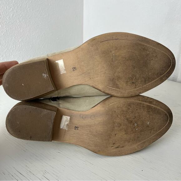 Seychelles metallic sheen Snare suede ankle bootie size 8.5 - Picture 7 of 10